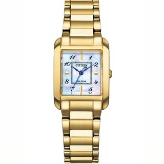 【CITIZEN 星辰】優雅珍珠母貝L系列 (金) EW5602-81D 21.5mm 現代鐘錶