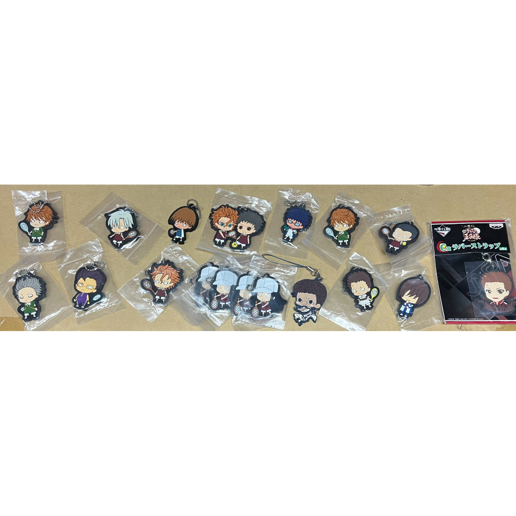（日版 全新/中古）網球王子 各學院 各角色 軟膠吊飾分售