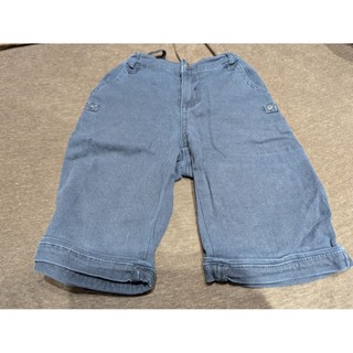 (二手）ESPRIT 深藍色軟布短褲 品牌尺寸標籤122（7歲）