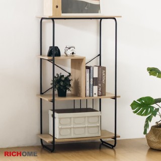 RICHOME暢貨中心 SH-636 邁可四層架 E1板 低甲醛 層架 電視櫃 視聽架 收納 展示櫃 書架 書櫃 玄關櫃