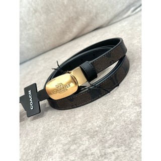 Coach 經典老花LOGO皮帶