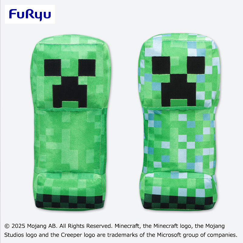 🔥鹿本🔥日版 景品 FuRyu Minecraft 當個創世神 麥塊 苦力怕 充能苦力怕 帶電苦力怕 大娃娃 絨毛玩偶