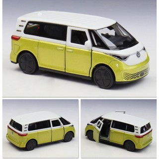 Welly 1:36 ID.Buzz 模型車 福斯電動休旅車Multivan 福斯 Bulli T6.1