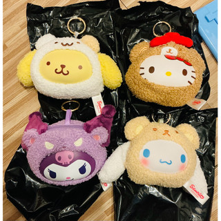 7-11 三麗鷗 Best friend 絨毛零錢包（大頭吊飾） 已拆封有Hello Kitty