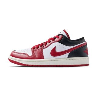 NIKE WMNS AIR JORDAN 1 LOW 女 休閒鞋 奶油底 AJ1 反轉 紅黑-DC0774160
