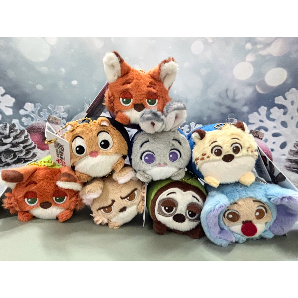 3吋-動物方城市趴姿系列 尼克 茱蒂 快俠