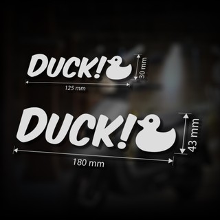 XIII SUZUKI SUI DUCKI鴨 造型 字樣 裝飾 車貼
