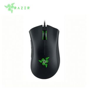 【雷蛇Razer】DeathAdder Essential 煉獄奎蛇電競滑鼠 黑色/有線/6400Dpi/96克/綠光