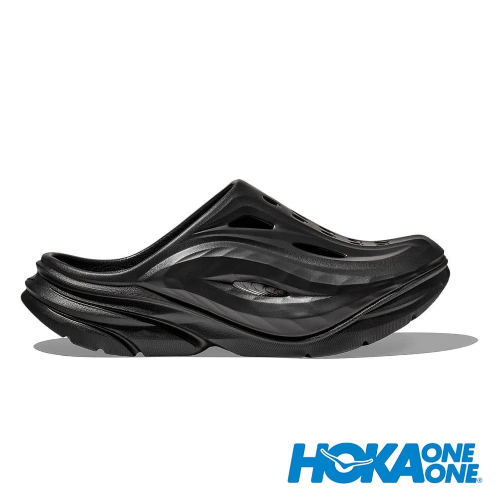 【HOKA】中性 Ora Recovery Mule 恢復拖鞋『黑』1147951