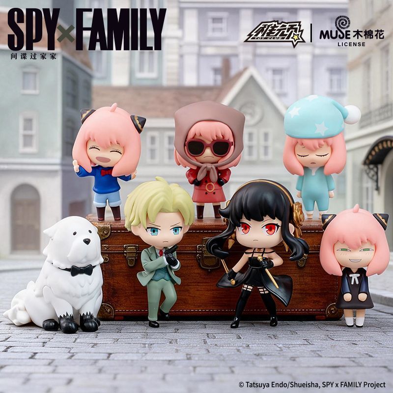 😀台現免運😀正版 SPY 阿妮亞間諜家家酒吊飾盲盒 安妮亞 阿妮亞間諜過家家 搪膠玩偶 書包吊飾挂件 阿妮亞吊飾鑰匙圈