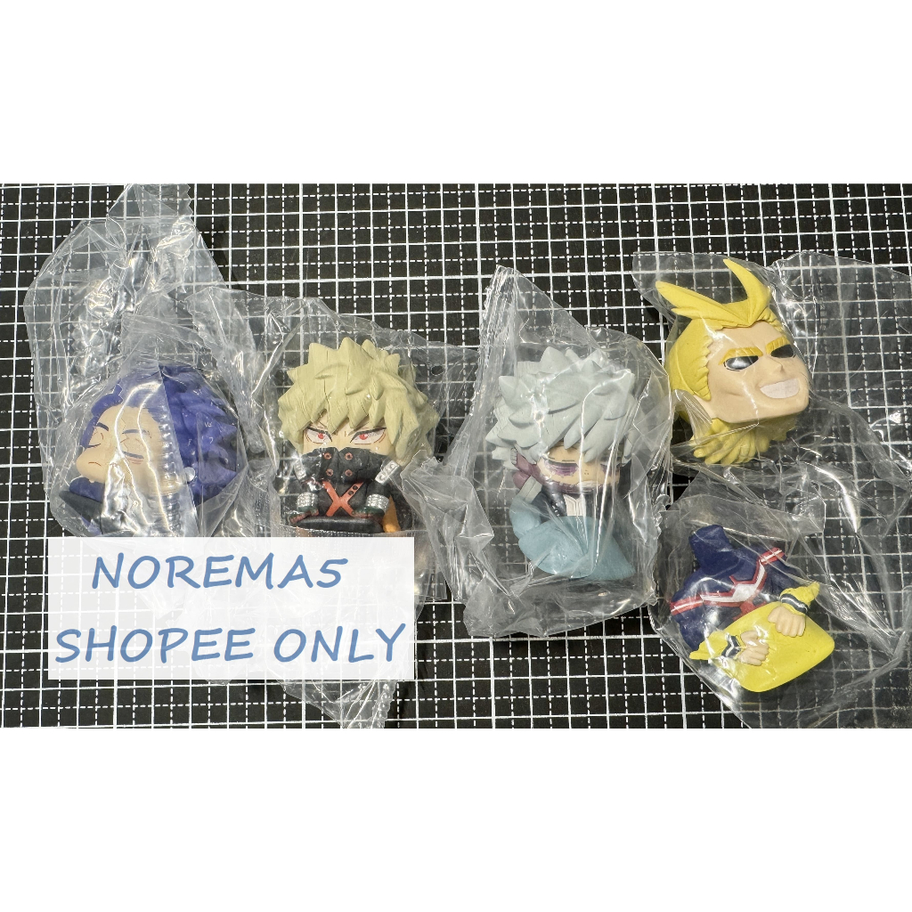 爆豪勝己 心操人使 轟燈矢 歐爾麥特 我的英雄學院 睡覺系列 扭蛋