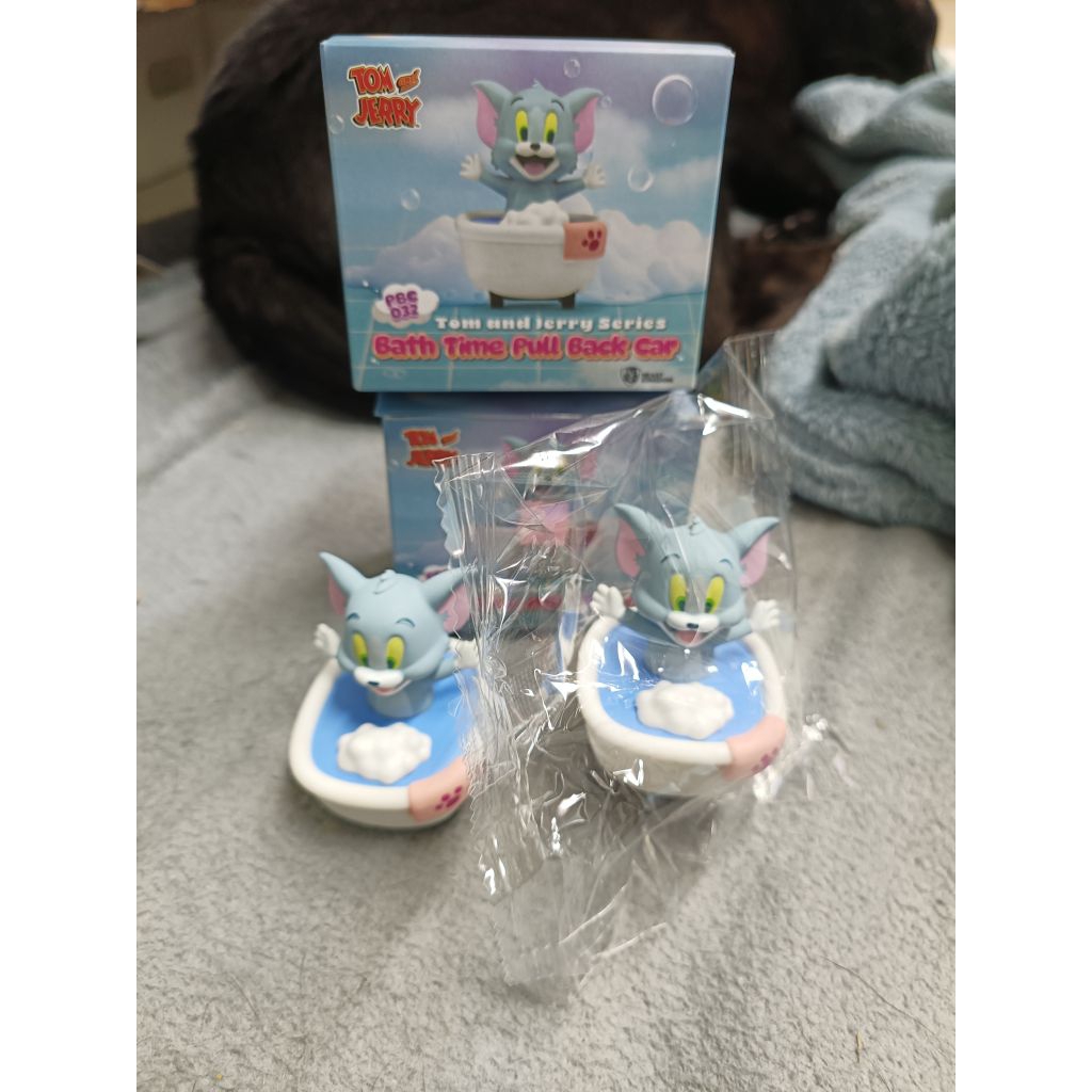 正版 現貨 7-11 TOM and JERRY 野獸國湯姆與傑利沐浴時光迴力車 系列 確認款