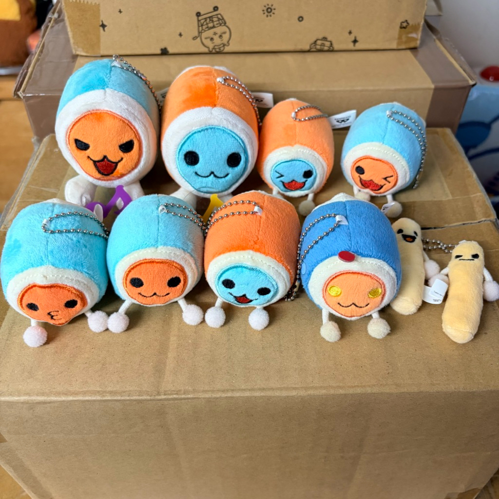 《三九四六》【現貨】全新日版 太鼓達人 娃娃 吊飾 音符 景品 和田咚 和田咖 機械咚 鼓棒老師 太鼓之達人 玩偶