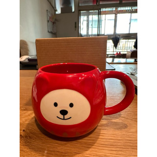 星巴克 Starbucks 元氣達摩小熊馬克杯