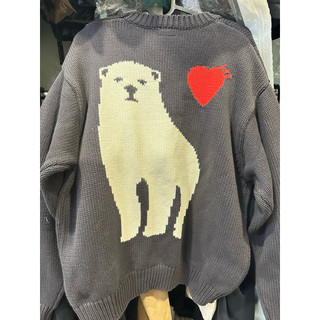 現貨 Human Made 24AW - Knit 北極熊毛衣 墨色 m號