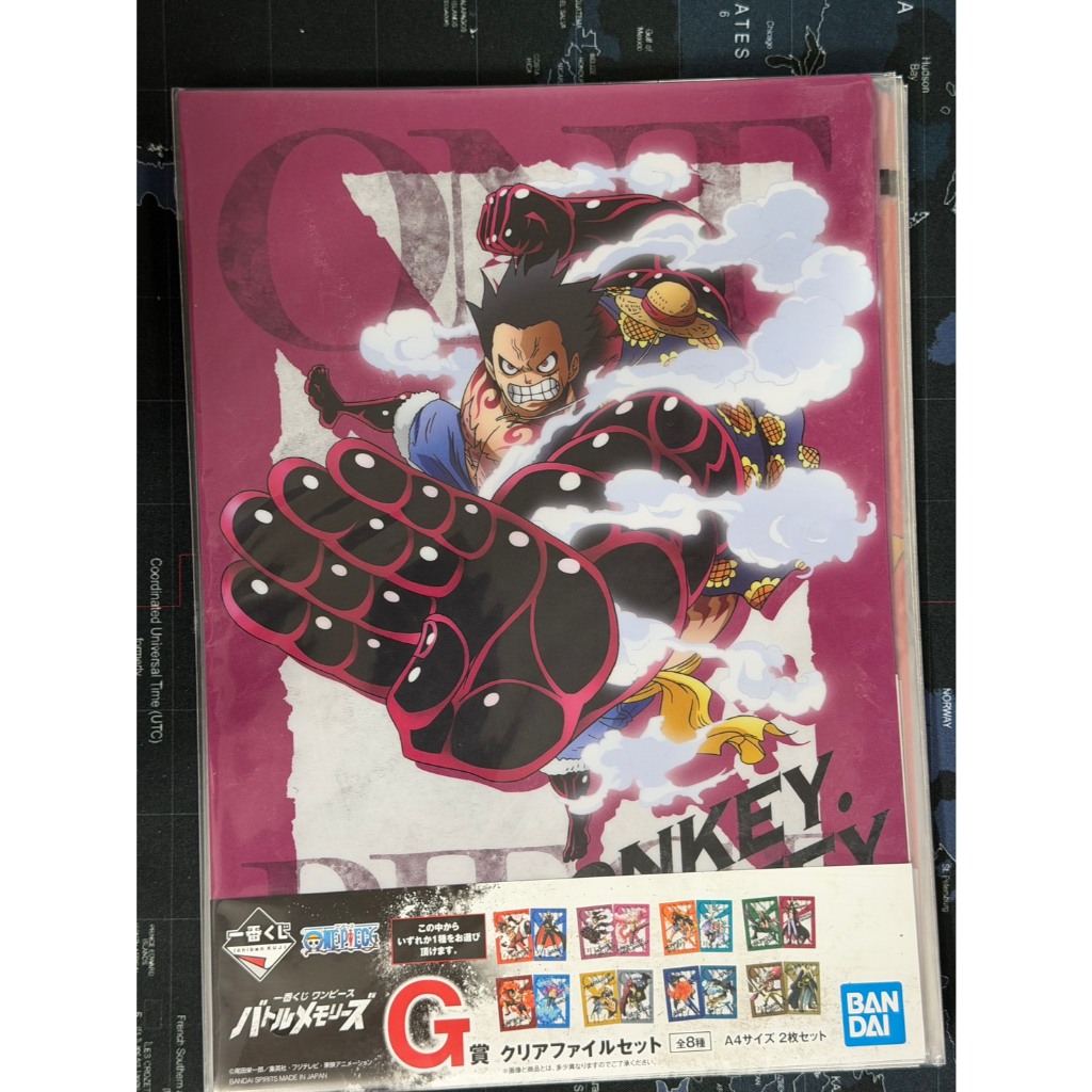 『挖寶區 』一番賞 航海王 海賊王  新四皇 未來島   女主角的回憶 海賊王之道  羅傑海賊團 資料夾 色板 墊板