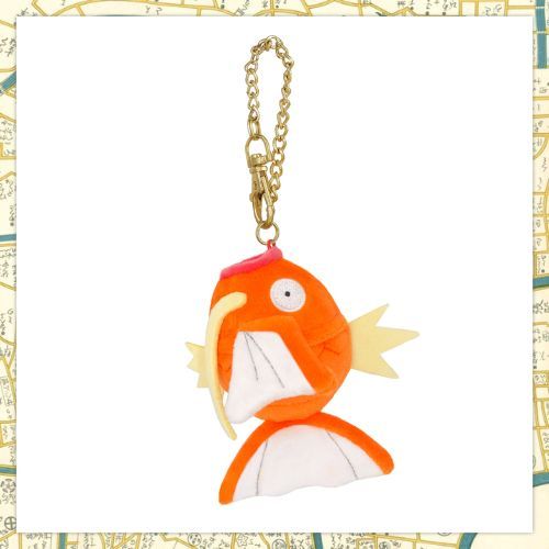 《小巴趴趴造》現貨有發票！日本正版【寶可夢金鍊吊飾娃娃】鯉魚王吊飾 鯉魚王