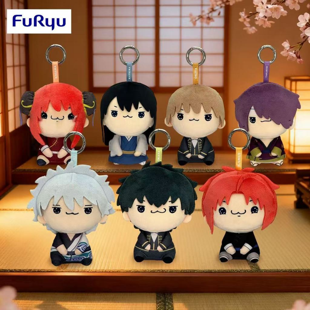 FURYU 正版 銀魂 Mochipico 毛絨玩偶掛件 娃娃 神威 神樂 沖田總悟 桂 土方 銀時 高杉 銀魂掛件