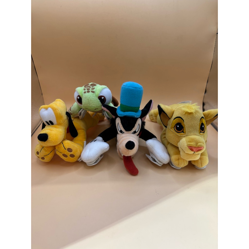 🌟現貨🌟日本 迪士尼樂園 布魯托 辛巴 大野狼 海龜 夾肩娃娃