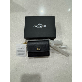 COACH 牛皮 鏈條 迷你包 小廢包 卡片夾 卡片包