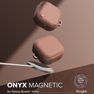 三星 Galaxy Buds4 / 4 Pro 磁吸防撞緩衝保護殼韓國 Ringke Onyx