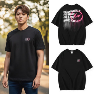 BENSON HOUSE DRYWORLD × FRAGMENT DESIGN 閃電Logo聯名純棉短T 男女款