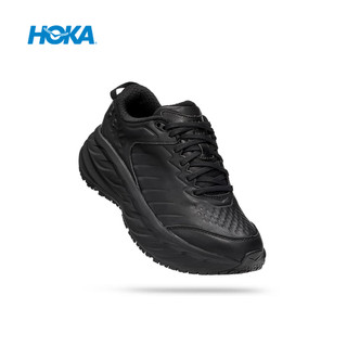 HOKA【授權經銷】女款運動鞋 BONDI SR 寬楦 日常 工作 防水 休閒鞋 黑 HO1129351BBLC