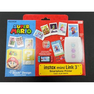 恩崎科技 FUJIFILM instax mini link3 富士 MARIO特別版-超級瑪利歐套組 公司貨