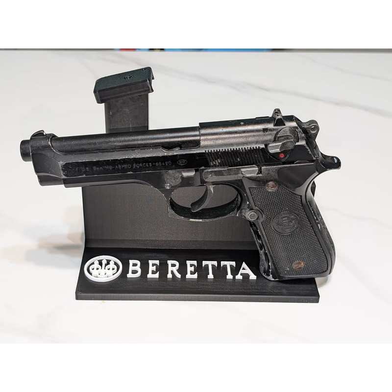 【3D列印工坊】貝瑞塔 Beretta M9 M92 造型 手槍 彈匣 展示架 收納 槍架