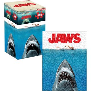 [全新x正版x現貨] 美國 Aquarius 大白鯊 經典電影海報 500片 拼圖 JAWS 復古海報