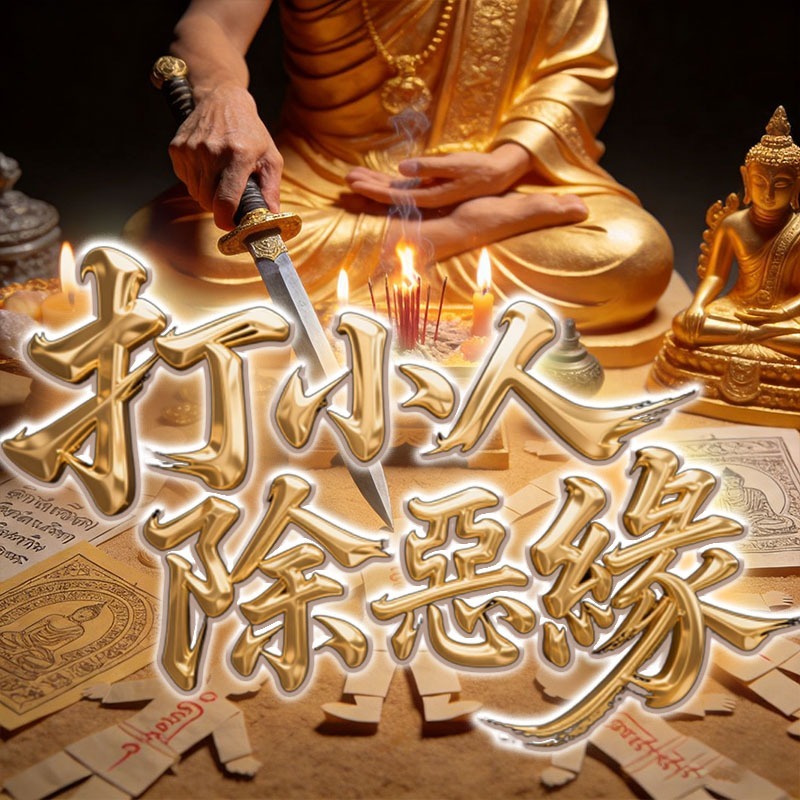 🔥泰國正統打小人除惡緣法事｜ 一刀斬斷惡緣晦氣 反詛咒築護盾 職場小人 背後訌言全退散 小人退散 遠離是非 順遂安寧