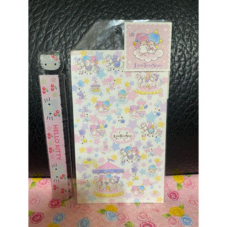 日本製50週年 sanrio雙子星Little Twin Stars kikilala 貼紙《木馬系列》—2010年
