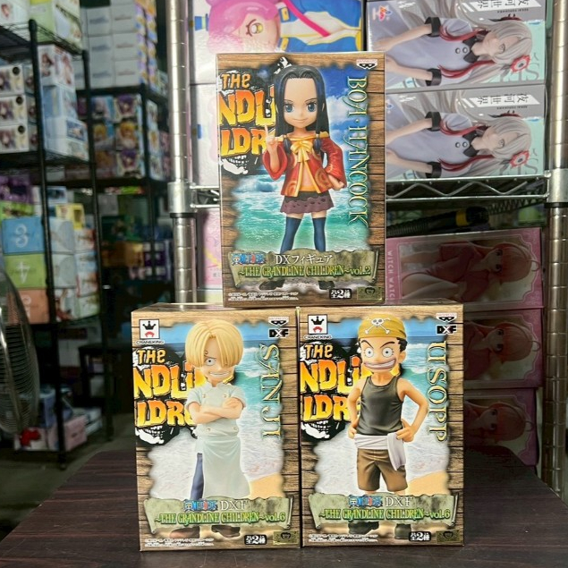 🌀日版客🌀 金證 航海王 THE GRANDLINE CHILDREN 漢考克 香吉士 騙人布 日版 海賊王 公仔