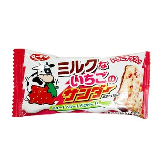 有樂製菓 雷神草莓牛奶風味餅乾 20g【Donki日本唐吉訶德】