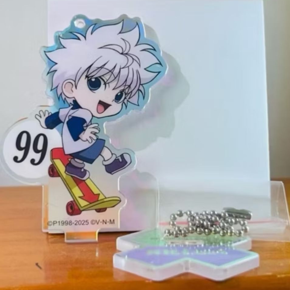 【丸藏屋】正版現貨 奇犽 確認款 獵人彩虹炫光小立牌 奇犽 西索 小傑 團長 蟻王 酷拉皮卡 雷歐力 奇犽公仔 奇犽立牌