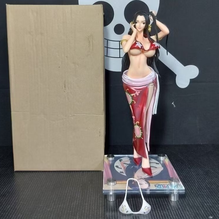 GK女帝 內衣裙子可脫 35CM 內衣可換 紙箱裝 航海王 海賊女帝 女帝公仔 波雅·漢考克 性感蛇姬 蛇姬 模型翻模