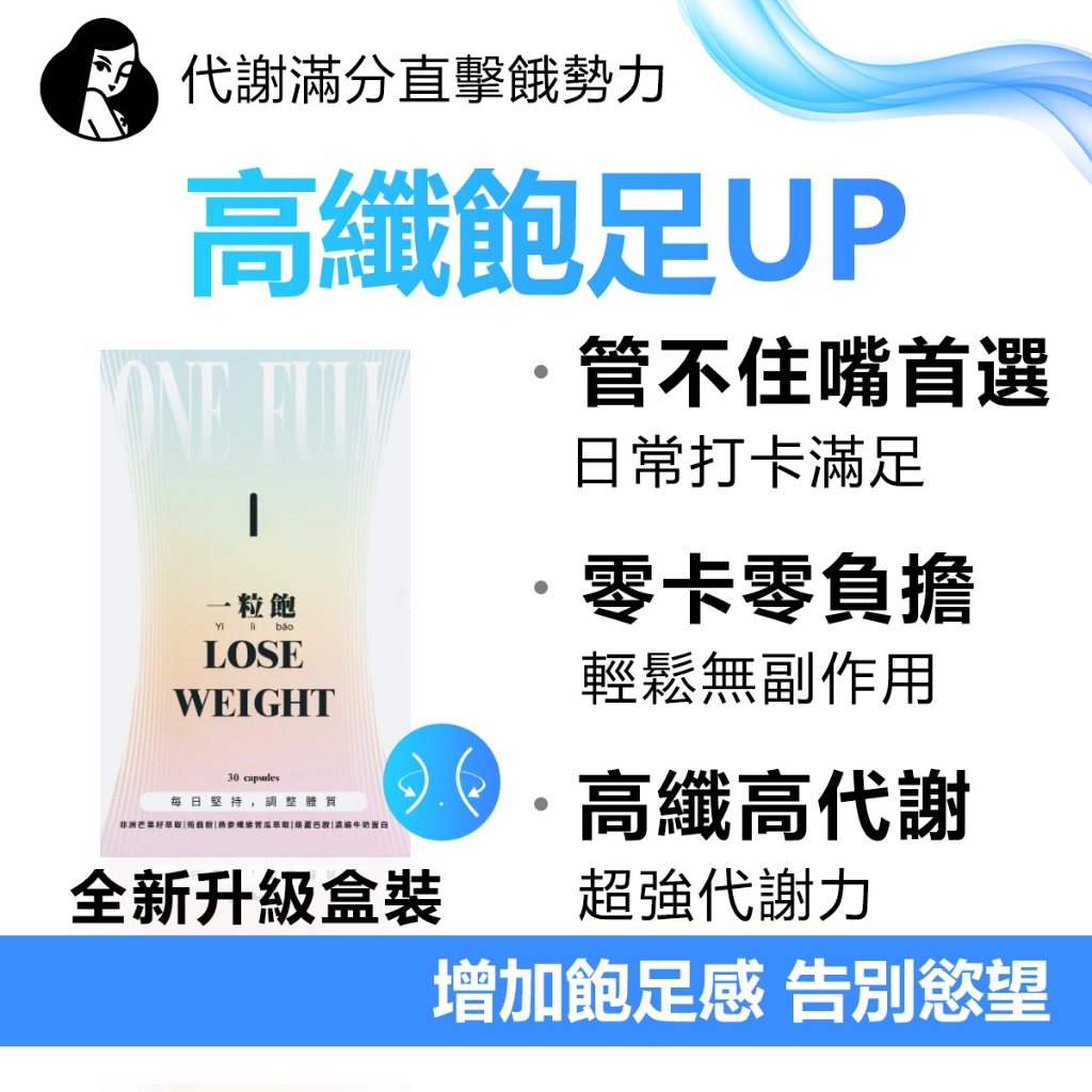 【現貨】 一粒飽 SGS檢測 飽控管嘴 高飽腹代餐 調整體質 飽足感 大食外食 夜班 頑固體質 提升基礎代謝 膳食纖維