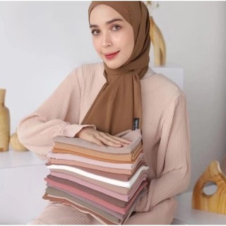 PASHMINA CERUTY BABYDOLL PREMIUM JAHIT HIJAB TEPI 75X180🥰👍👍👍