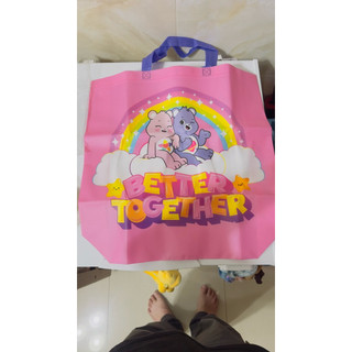 （全新未使用）CARE BEARS 愛心小熊不織布環保購物袋