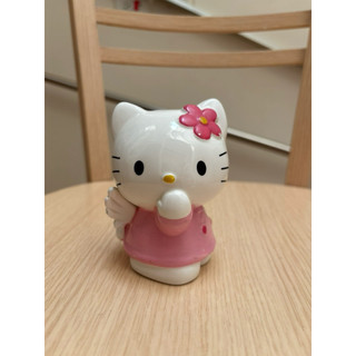 1977 hello kitty 天使翅膀 陶瓷存錢筒 擺飾 收藏品
