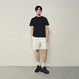 GIORDANO 韓國同款 男裝鬆緊抽繩印花短褲【雙色任選】01106594