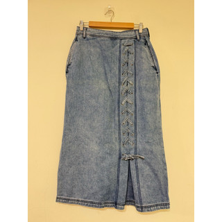 全新 現貨 SISJEANS 百貨專櫃品牌 . 側綁帶牛仔裙 中長款丹寧裙 現貨快速出貨🚚 508