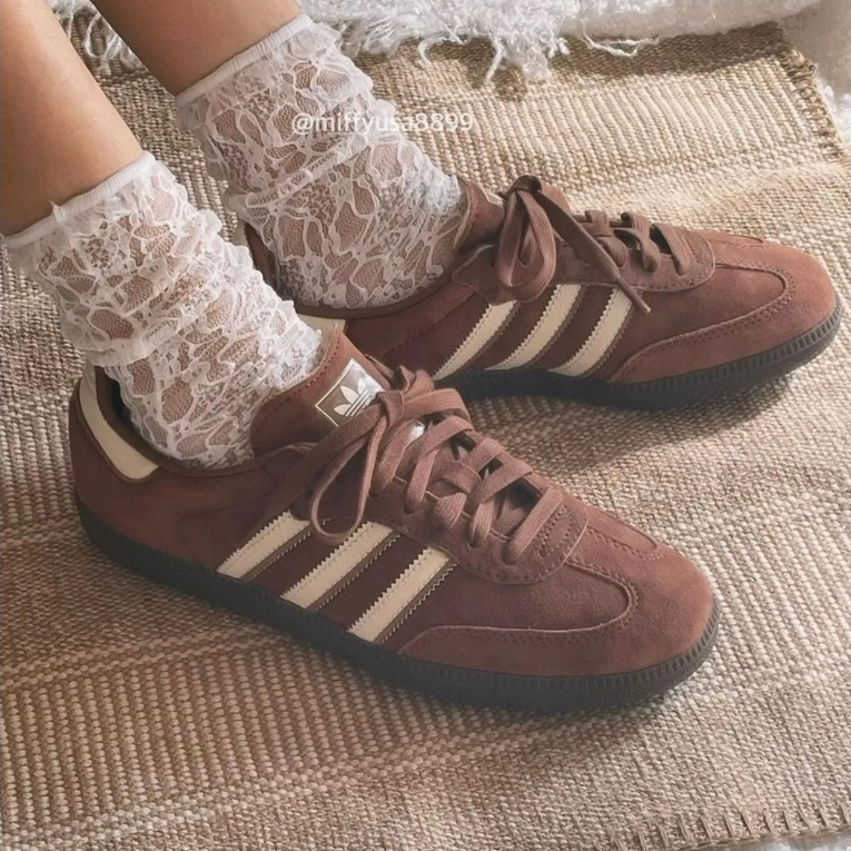 🇯🇵  adidas originals SAMBA OG 麂皮 舒適百搭 板鞋 休閒鞋 復古穿搭 褐色 IG1357