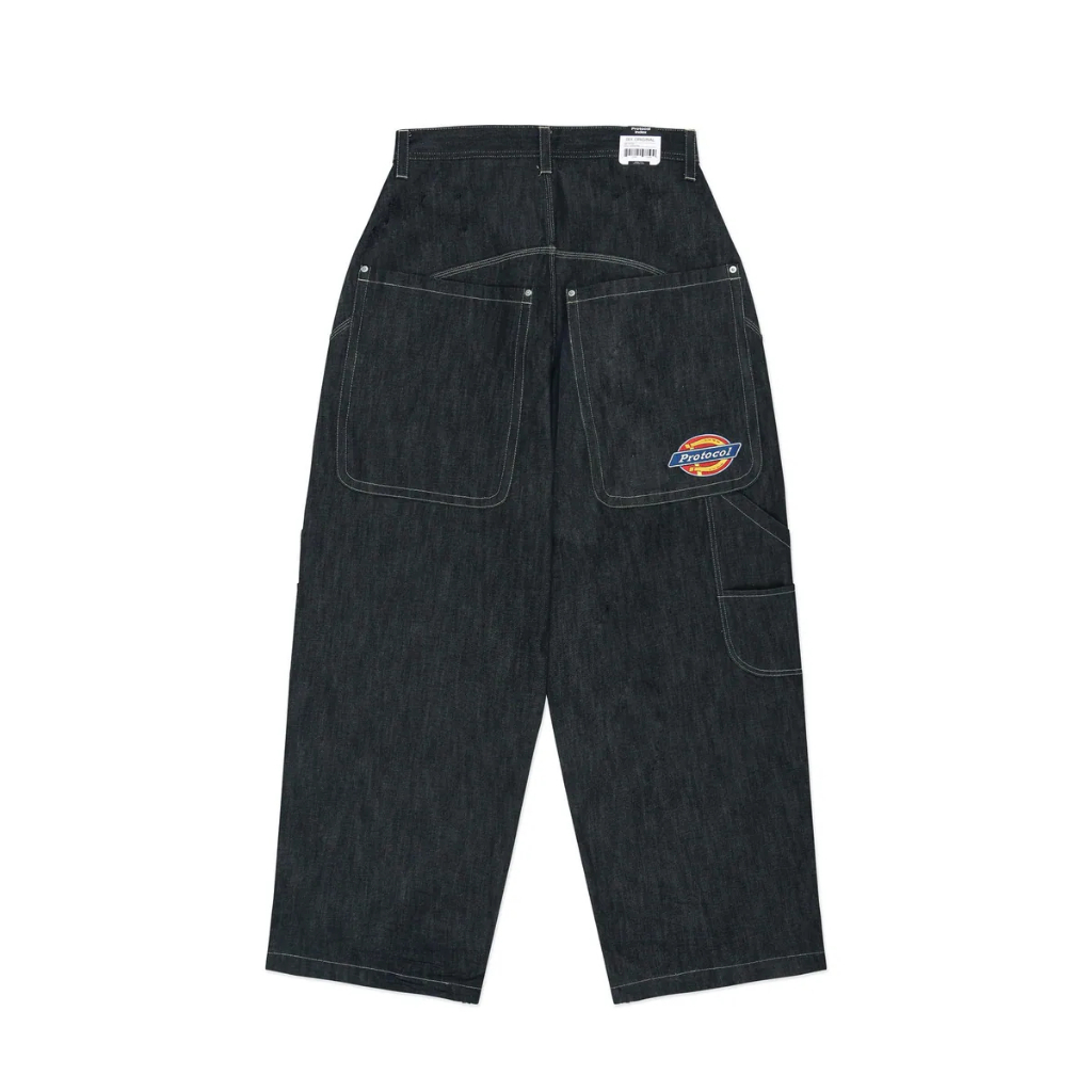 『Definite』Protocol Index｜Retro Baggy Denim Pants Indigo Blue
