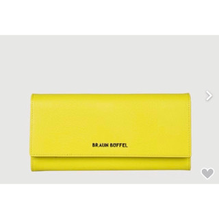 【BRAUN BUFFEL 德國小金牛】全新 萊納斯 12卡RFID防盜兩折長夾-青檸色