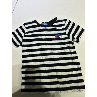 二手 / 正品champion 條紋短Tee 130cm
