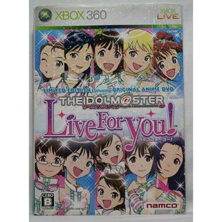 XBOX 360 偶像大師 Live for You! 限量版 日版 THE iDOLM STER