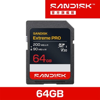 SANDISK Extreme PRO® SD UHS-I 64GB 記憶卡(公司貨)