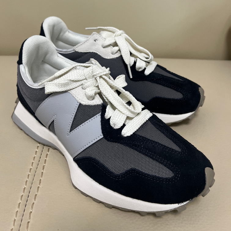 美國代購-🇺🇸 new balance 327 NB 復古鞋 運動鞋 男女同款 黑灰色 U327LMB
