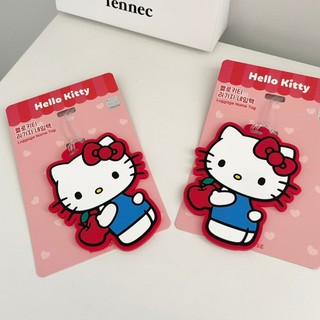 🇰🇷 韓國KKOBA 現貨 三麗鷗 Hello Kitty 拿蘋果 行李吊牌 韓國文創 出國小物